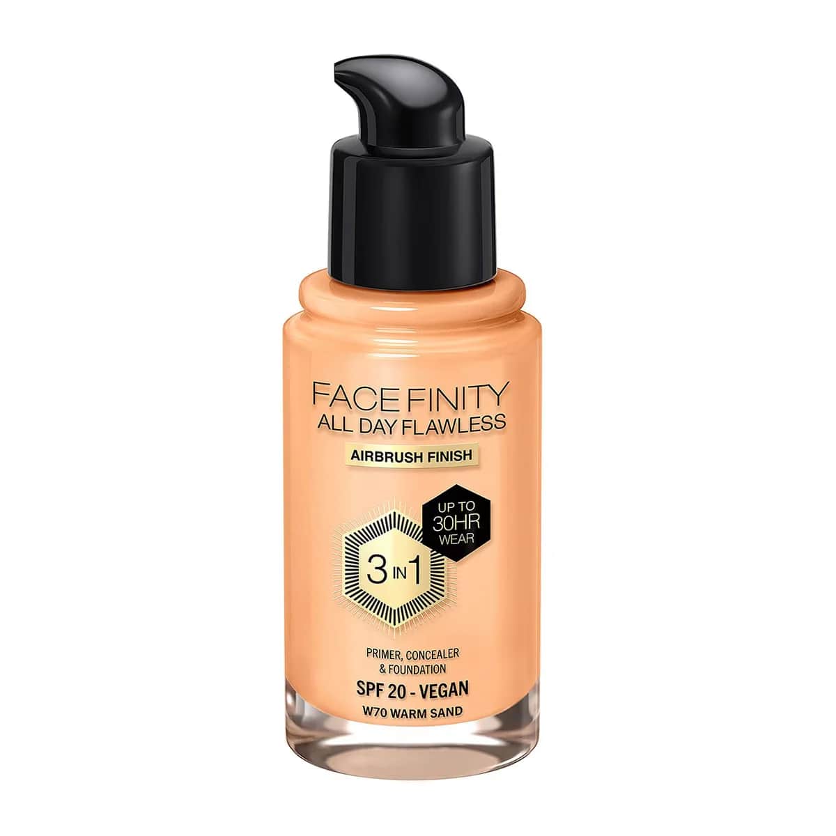 Max Factor كريم أساس ماكس فاكتور فيس فينيتي 3 في 1 رقم 70 رمل دافئ