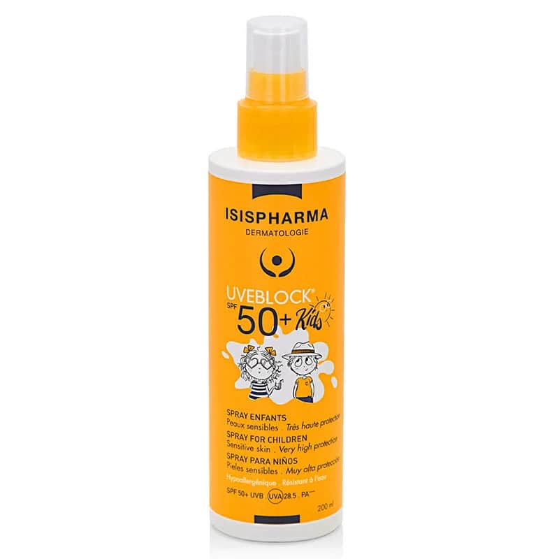 بخاخ يوفبلوك SPF 50+ للأطفال 200 مل من إيزيس فارما ISIS Pharma