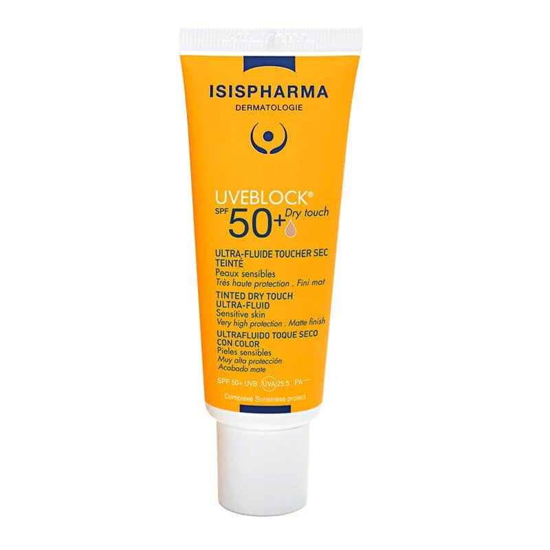 يوفي بلوك SPF 50+ لمسة جافة سائلة 40 مل من إيزيس فارما ISIS Pharma
