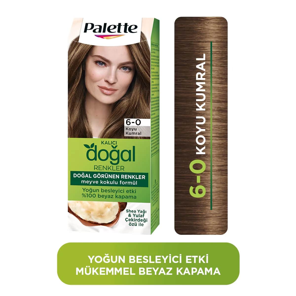 Palette باليت صبغة شعر طبيعية دائمة 6-0 أشقر غامق