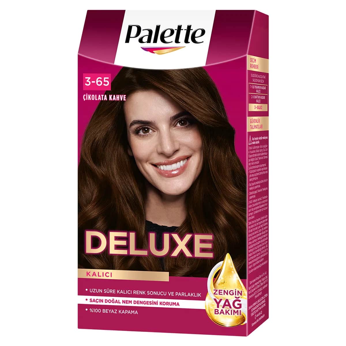 Palette Deluxe Hair Dye Chocolate Brown No: 3-65 50 ml