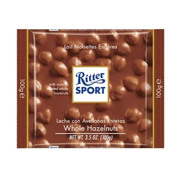 Ritter Sport ريتر سبورت تابلت شوكولاتة بالبندق 100 غرام