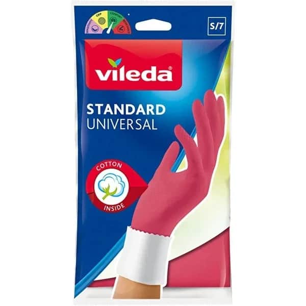 Vileda قفاز التنظيف القياسي من فيليدا، مقاس صغير، قطعة واحدة
