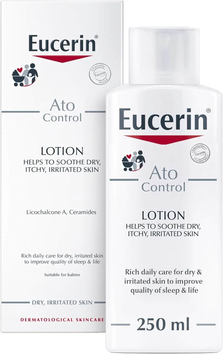 Eucerin لوشن العناية بالجسم اتوبي كونترول من يوسرين – 250 مل