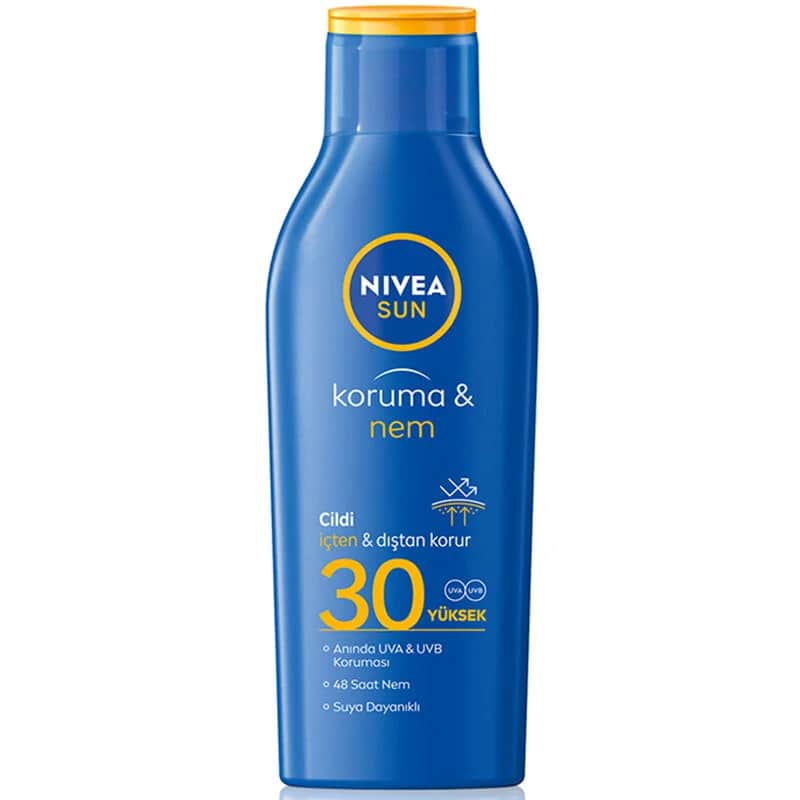 NIVEA لوشن نيفيا للحماية من الشمس والترطيب بعامل حماية 30، 200 مل