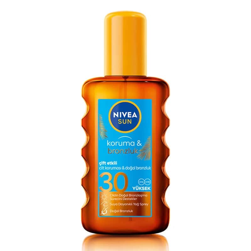 NIVEA زيت نيفيا للحماية من الشمس والتسمير 200 مل