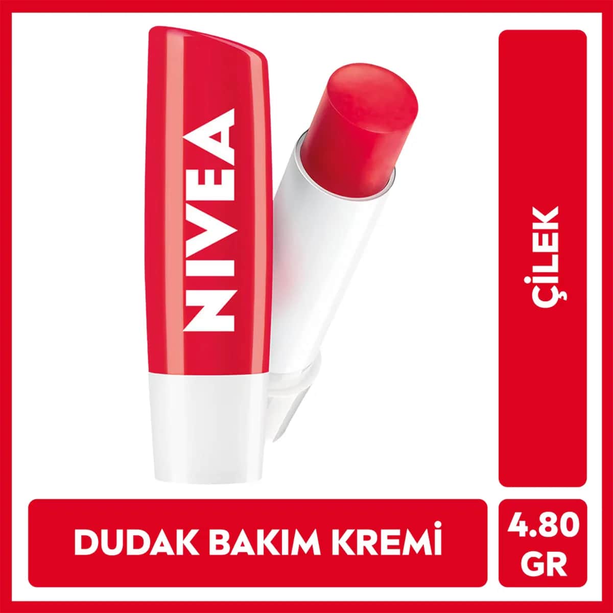NIVEA كريم نيفيا للعناية بالشفاه بنكهة الفراولة 4.8 جرام