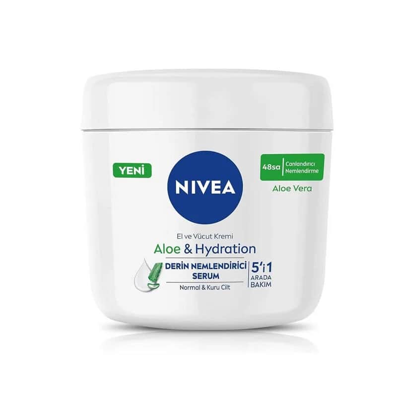 NIVEA كريم نيفيا لترطيب اليدين والجسم بخلاصة الصبار 400 مل