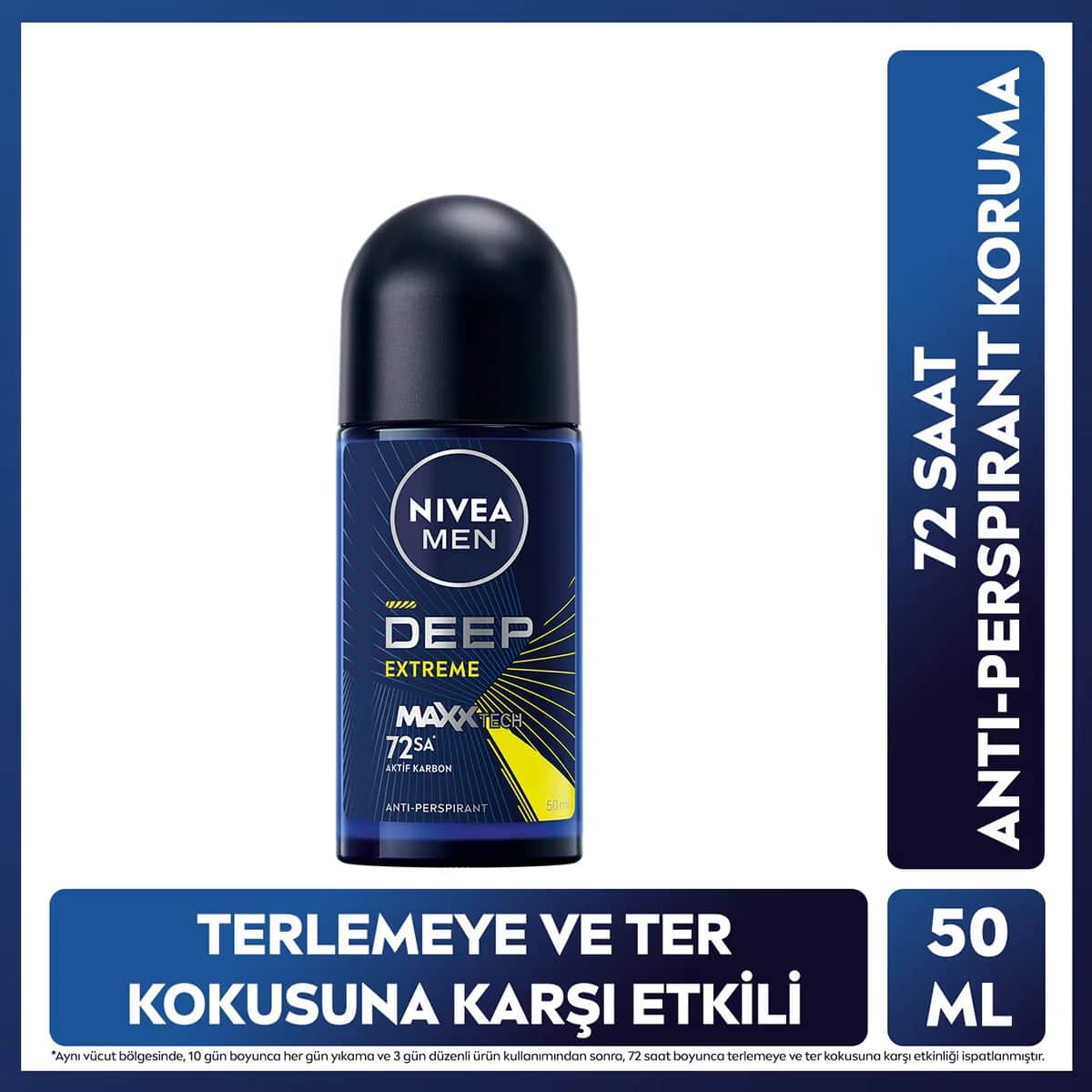 NIVEA نيفيا للرجال ديب إكستريم رول أون 50 مل