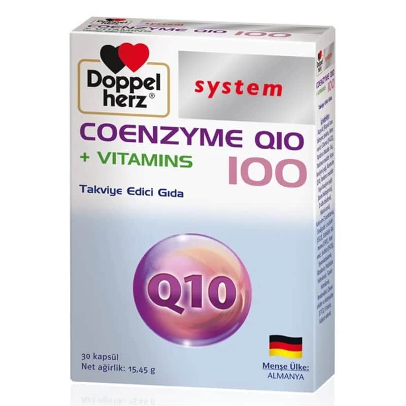 كبسولات كوانزيم Q10 + فيتامينات 30 من دوبل هيرز Doppel Herz