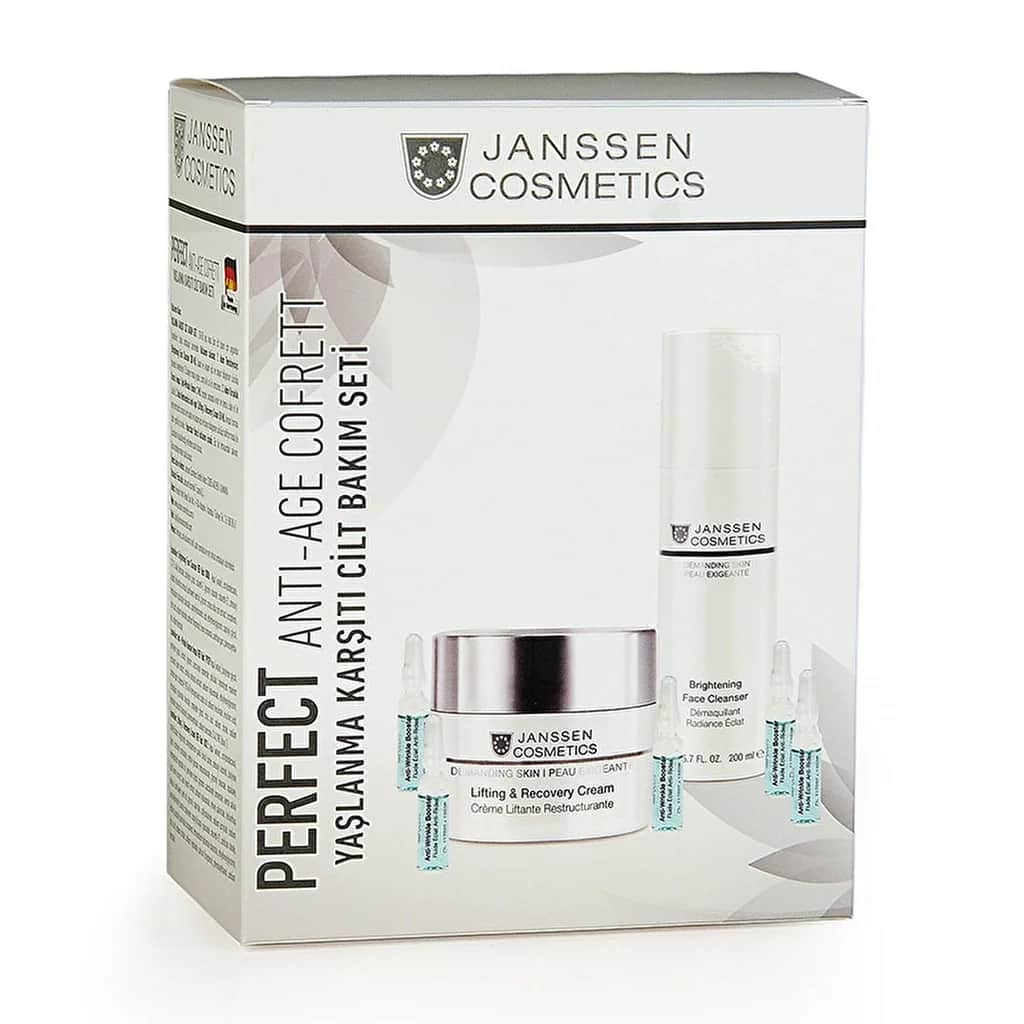 Janssen Cosmetics مجموعة يانسن للعناية بالبشرة المضادة للشيخوخة: مرطب وأمبولات