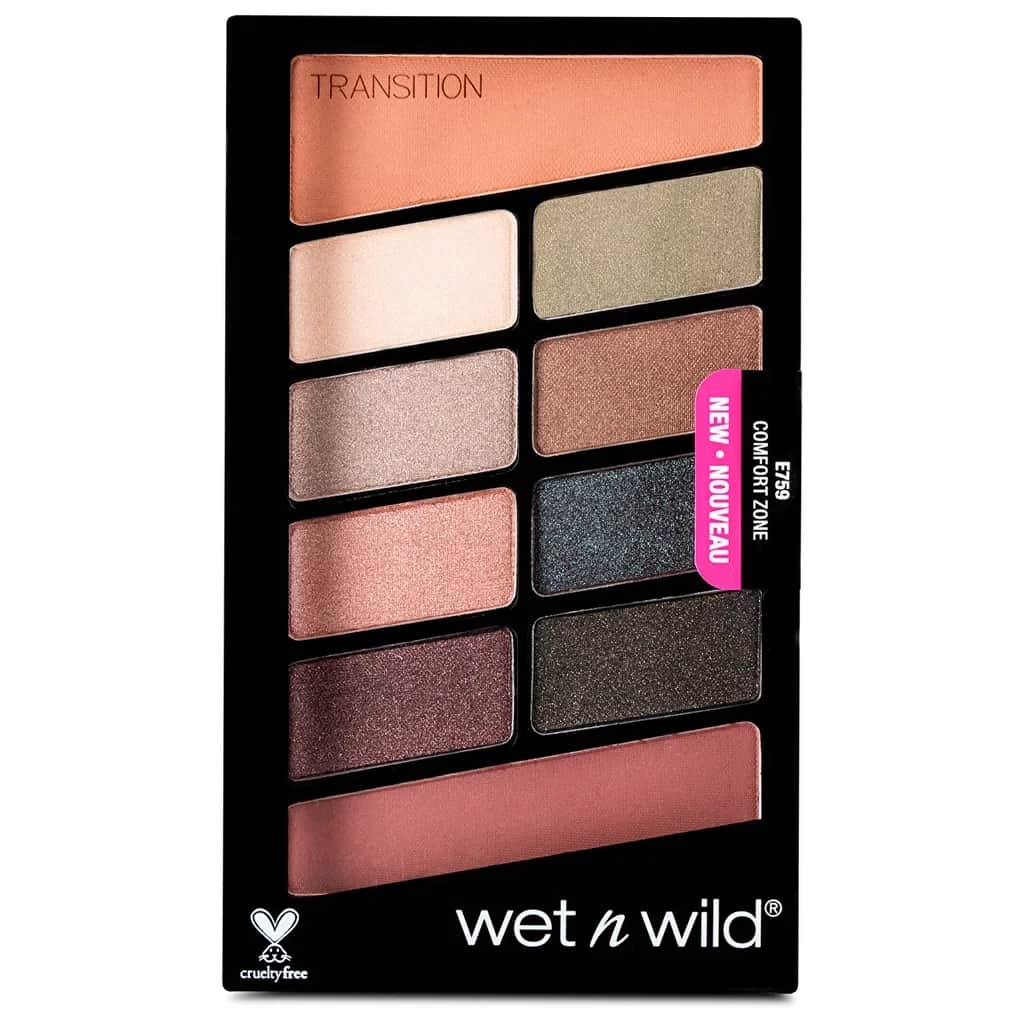 Wet N Wild Color Icon 10-pack Eyeshadow Palette Comfort Zone