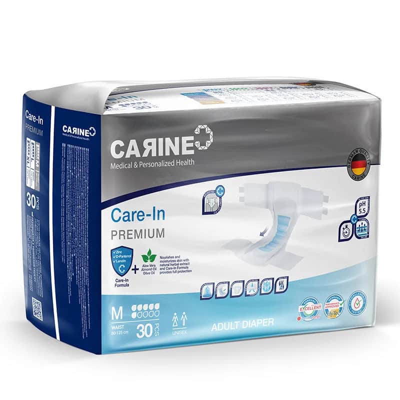 حفاضات كارين البالغة الممتازة 30 قطعة حجم م Carine