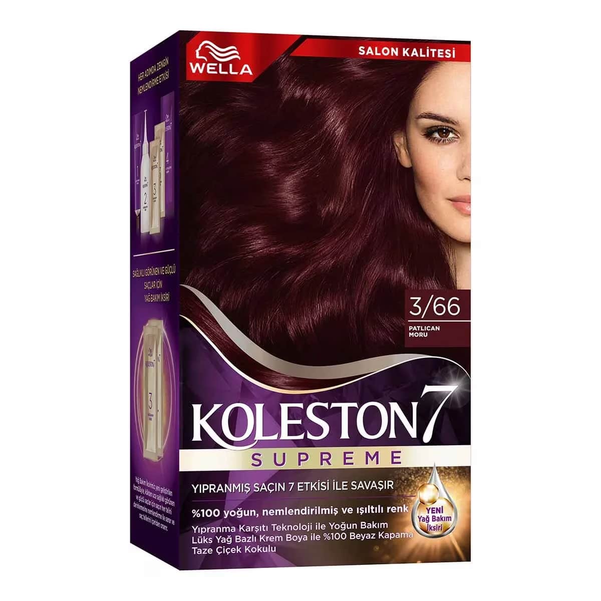 Wella Koleston صبغة شعر ويلا كولستون سوبريم 3/66 باذنجاني بنفسجي