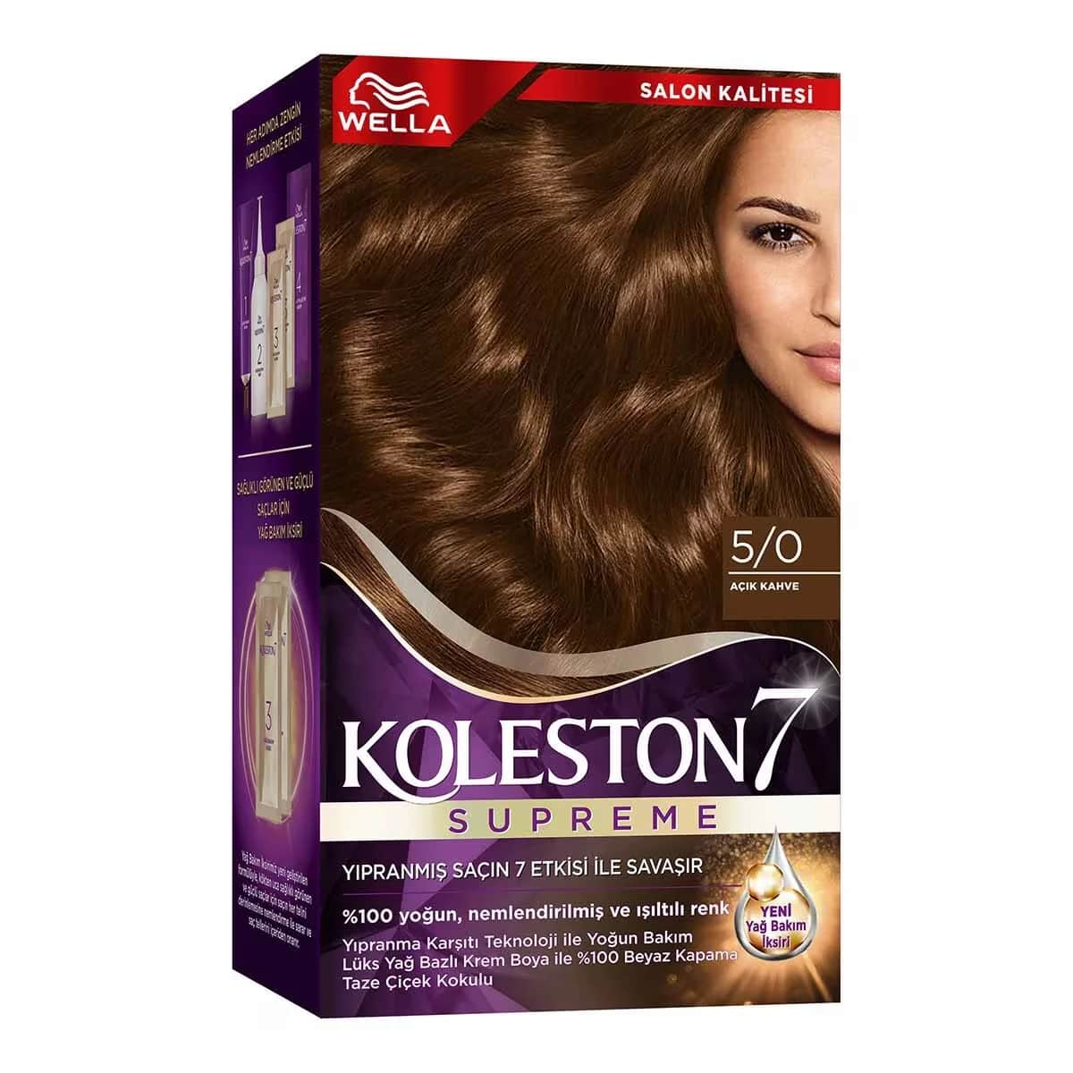Wella Koleston صبغة شعر ويلا كوليستون سوبريم 5/0 بني فاتح