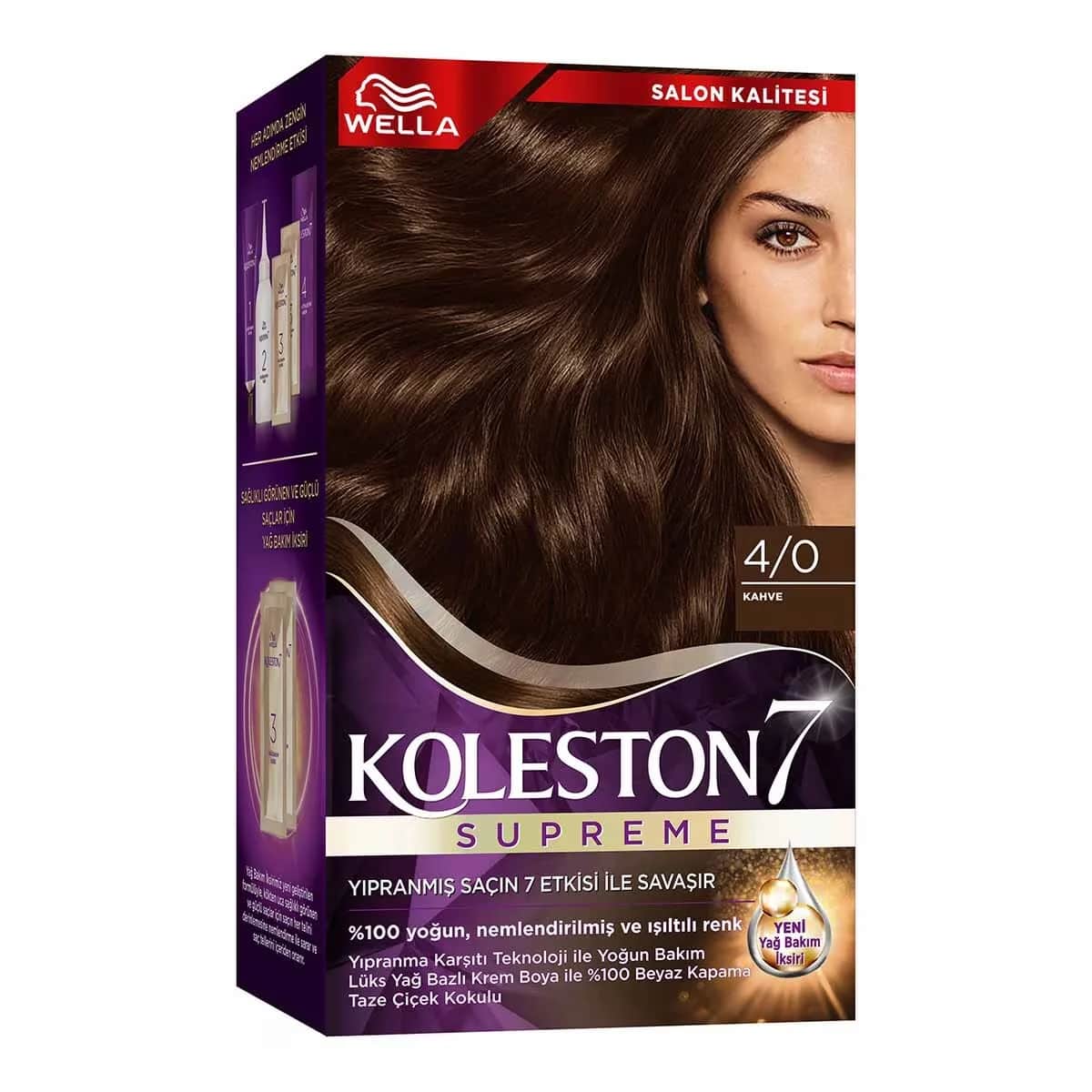 Wella Koleston صبغة شعر ويلا كوليستون سوبريم 4/0 بني