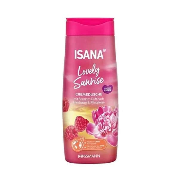 Isana جل الاستحمام الكريمي إيزانا لوفلي صن رايز 300 مل