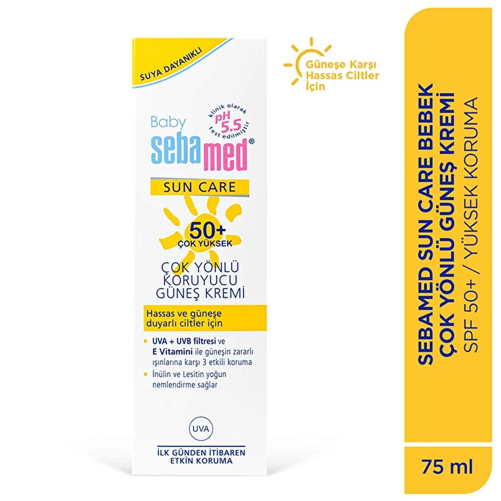 Sebamed كريم سيباميد للأطفال للوقاية من الشمس بعامل حماية 50، 75 مل