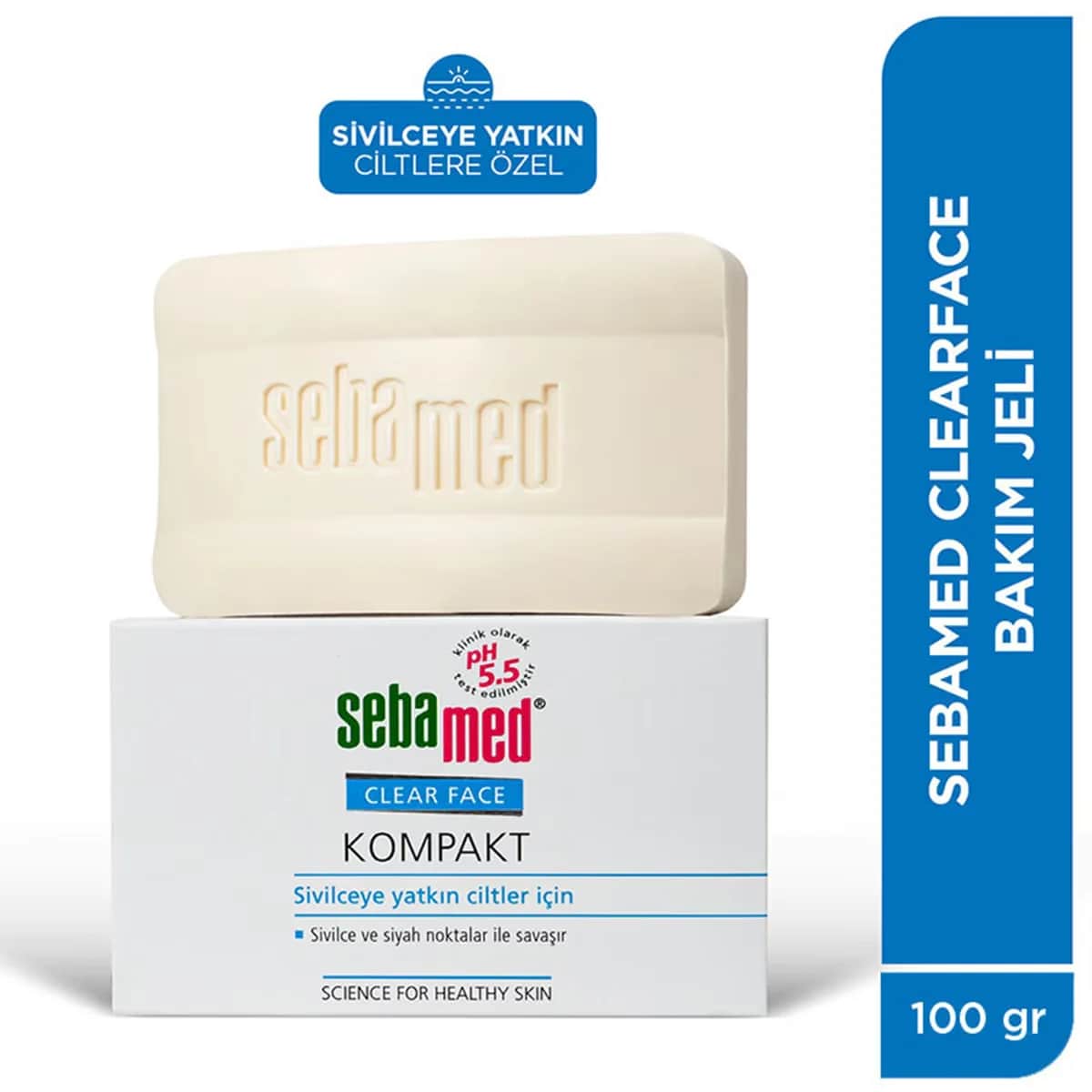 Sebamed صابونة سيباميد كلير فيس لتنظيف الوجه ١٠٠ غرام