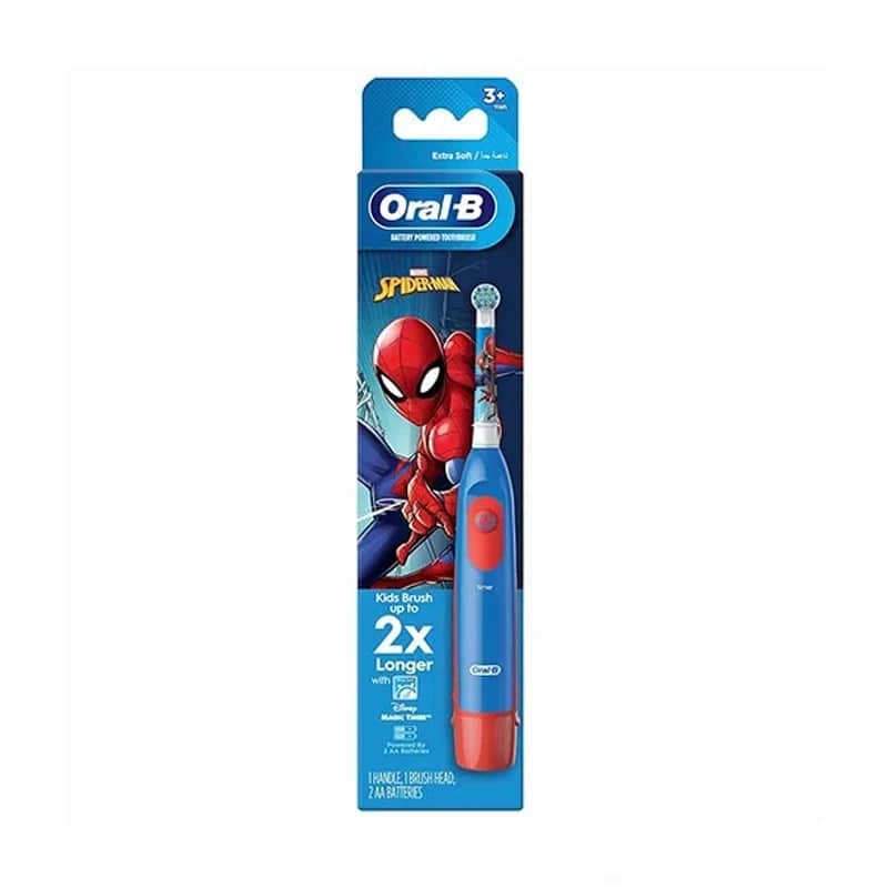 Oral-B فرشاة الأسنان الكهربائية للأطفال سبايدرمان 3+ من اورال بي