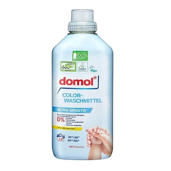 Domol منظف الغسيل دومول إيكو، للبشرة الحساسة، 16 غسلة، 1000 مل