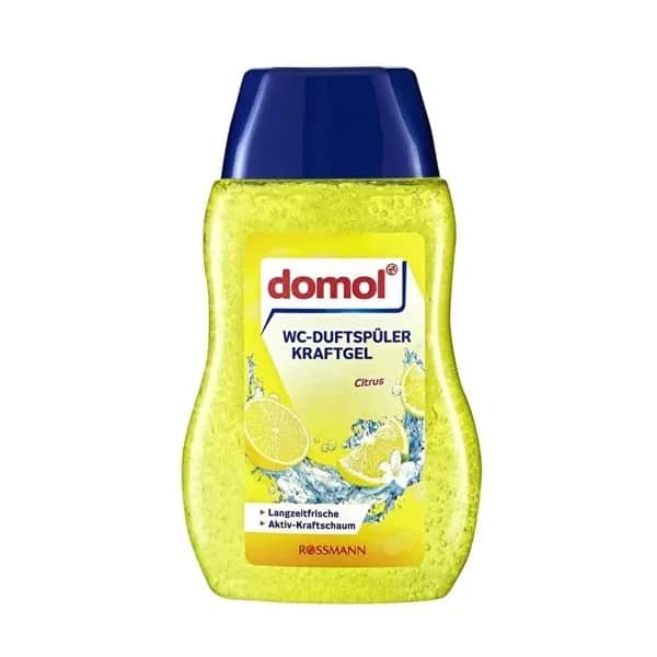 Domol معطر دومول للحمام جل، زجاجة معلقة برائحة الليمون 200 مل