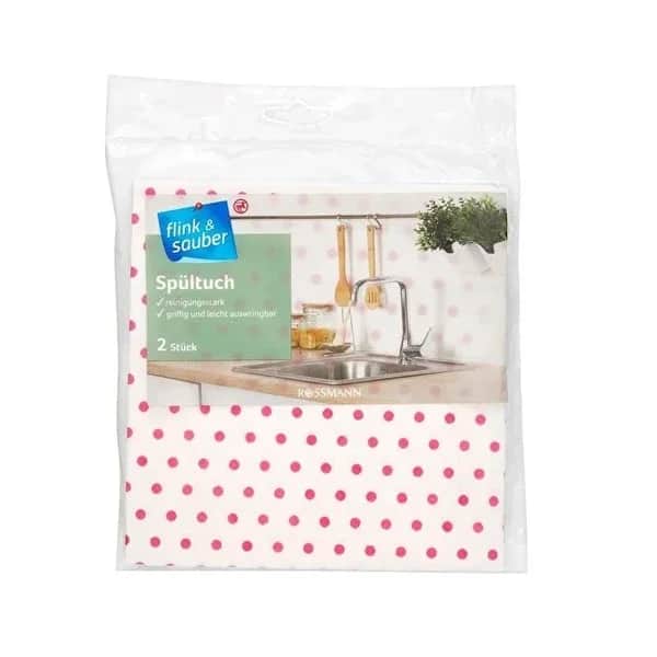 Flink & Sauber مناديل مطبخ من فلينك آند ساوبر، قطعتان، 35×35 سم