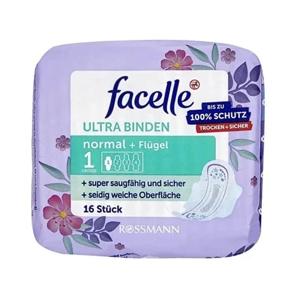 Facelle وسادة فيسيل الترا العادية 16 قطعة