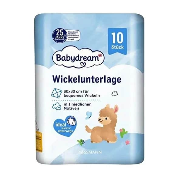 Babydream سجادة تغيير حفاضات بيبي دريم 10 قطع