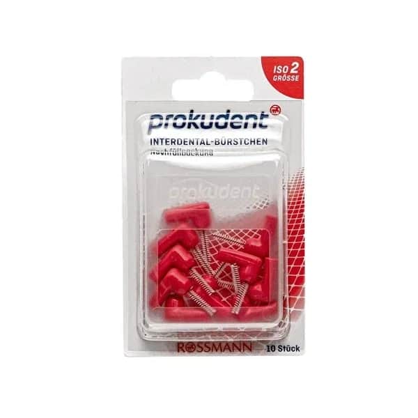 Prokudent مجموعة فرش بروكيدنت بين الأسنان ١٠ فرش تنظيف لطيفة، ٢٫٦ مم