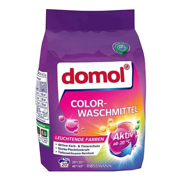 Domol منظف الغسيل دومول الملون الخاص 20 غسلة 1350 جم