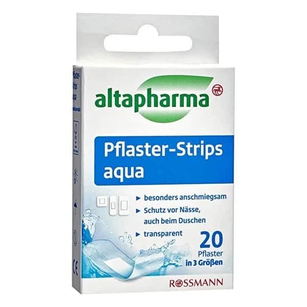 Altapharma ضمادات أكوا من ألتا فارما، 20 قطعة بثلاثة أحجام مختلفة