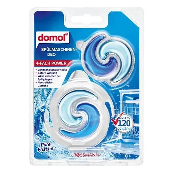Domol مزيل روائح غسالة الأطباق دومول 120 غسلة قطعتين