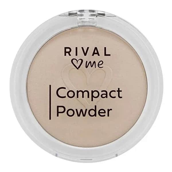 Rival Loves Me بودرة مضغوطة رايفال لوفز مي رقم 01 بورسلين 10 جرام