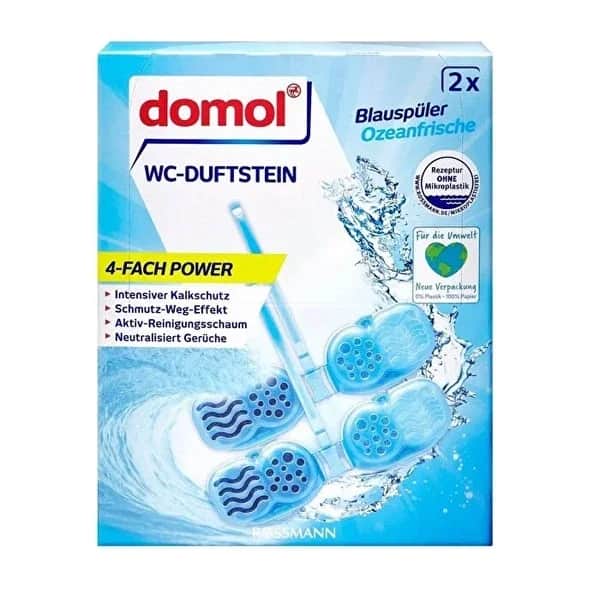 Domol دومول معطر مرحاض برائحة المحيط الأزرق 96 جرام