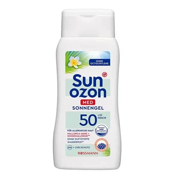 جل واقي الشمس 50 SPF 200 مل من سونوزون Sunozon