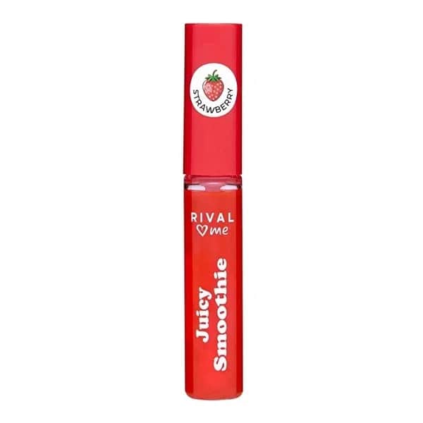 Rival Loves Me ملمع شفاه رايفال لوفز مي جوسي سموثي رقم 01 فراولة 8.5 مل