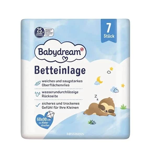Babydream واقي مرتبة سرير بيبي دريم 60×90 سم 7 قطع