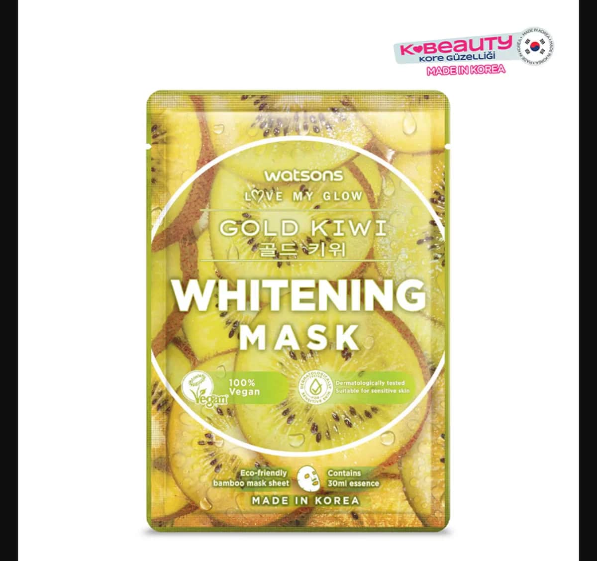 Watsons قناع واتسونز فاكهي بخلاصة الكيوي الذهبي لتفتيح البشرة، قطعة واحدة