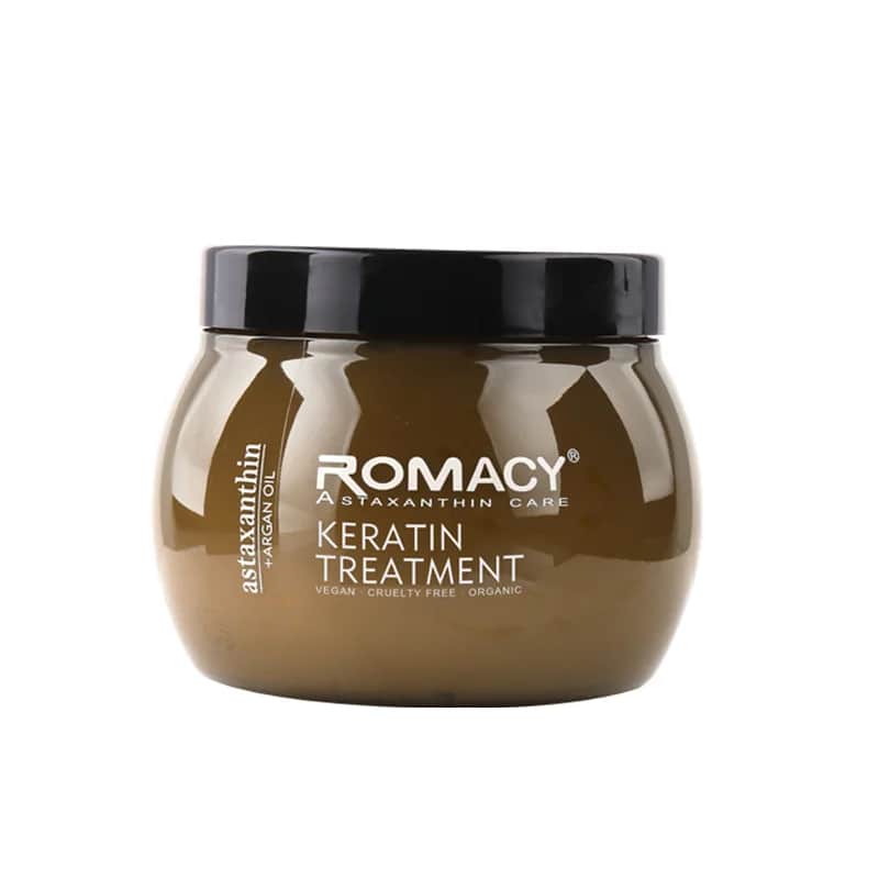ROMACY ماسك علاجي بالكيراتين بزيت الأرجان المعزز بالأستازانتين من روماسي – 500 مل