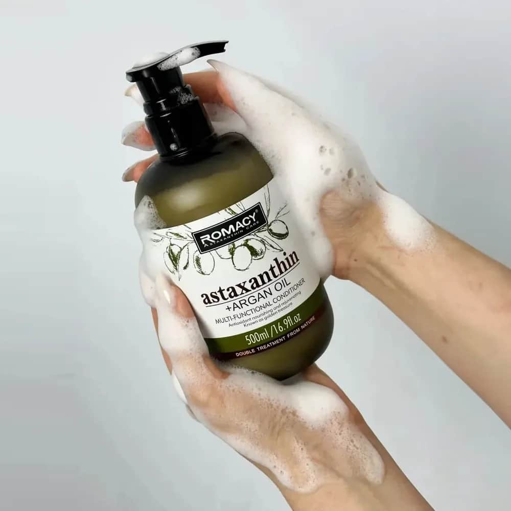 ROMACY بلسم روماسي بزيت الأرجان المعزز بالأستازانتين – 500 مل