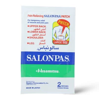 Salonpas لاصقة هوت كابسيوم لتخفيف الآلام