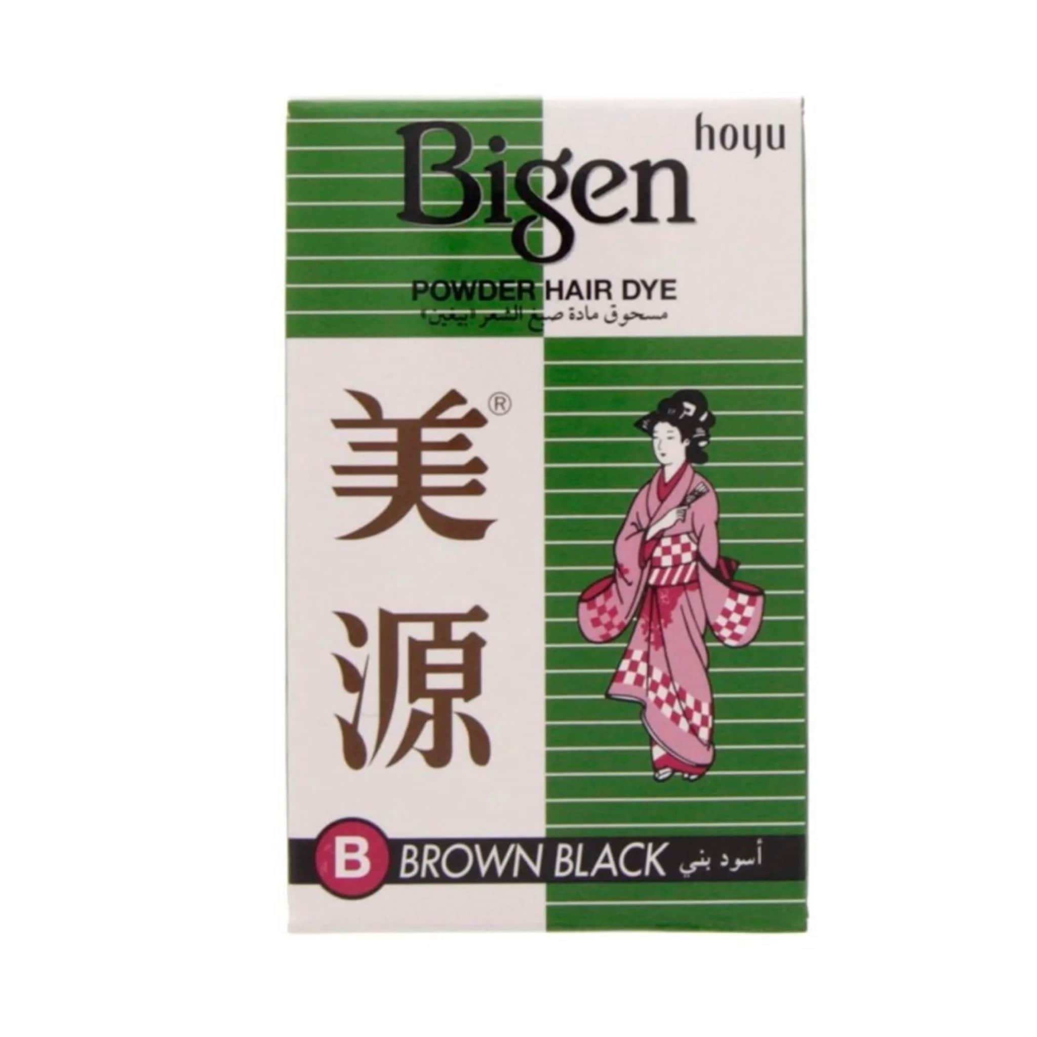 Bigen مسحوق مادة صبغ الشعر اسود