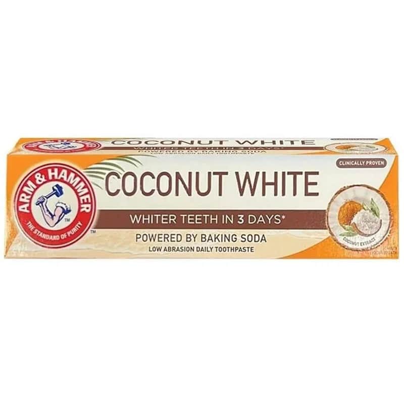 Arm & Hammer معجون أسنان آرم آند هامر بجوز الهند الأبيض 75 مل