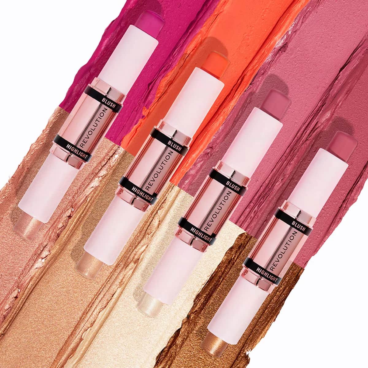 Revolution Blush &amp; Highlighter Stick Mauve Glow