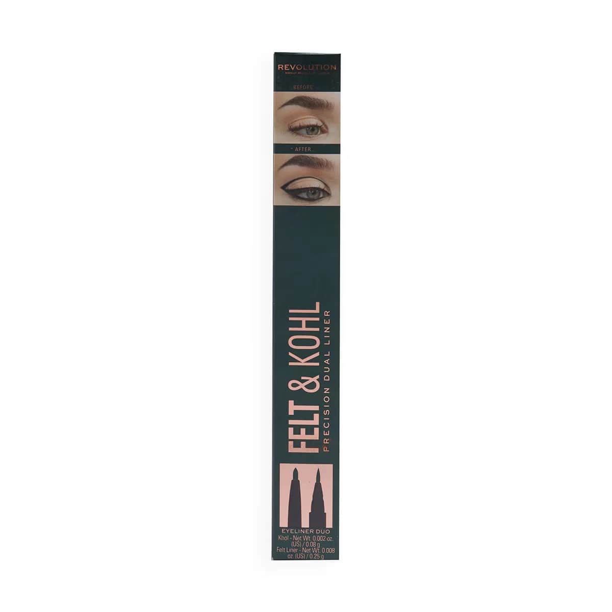 Revolution Felt And Kohl Eyeliner Green