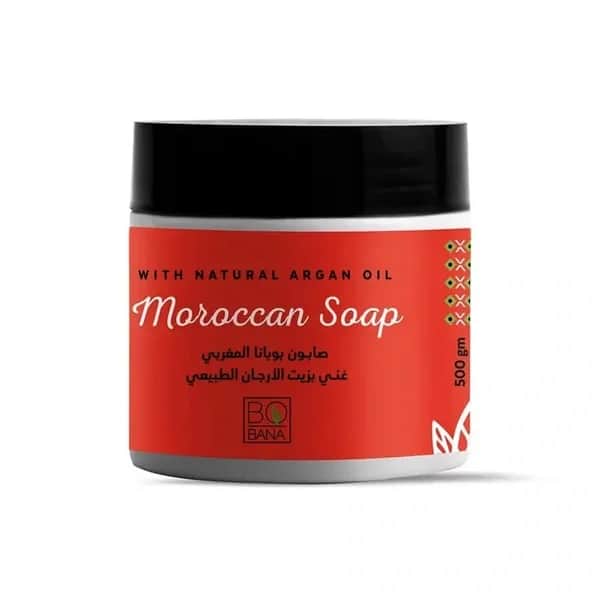 Bobana صابون المغربي بزيت الأرغان الطبيعي من بوبانا 500 جرام