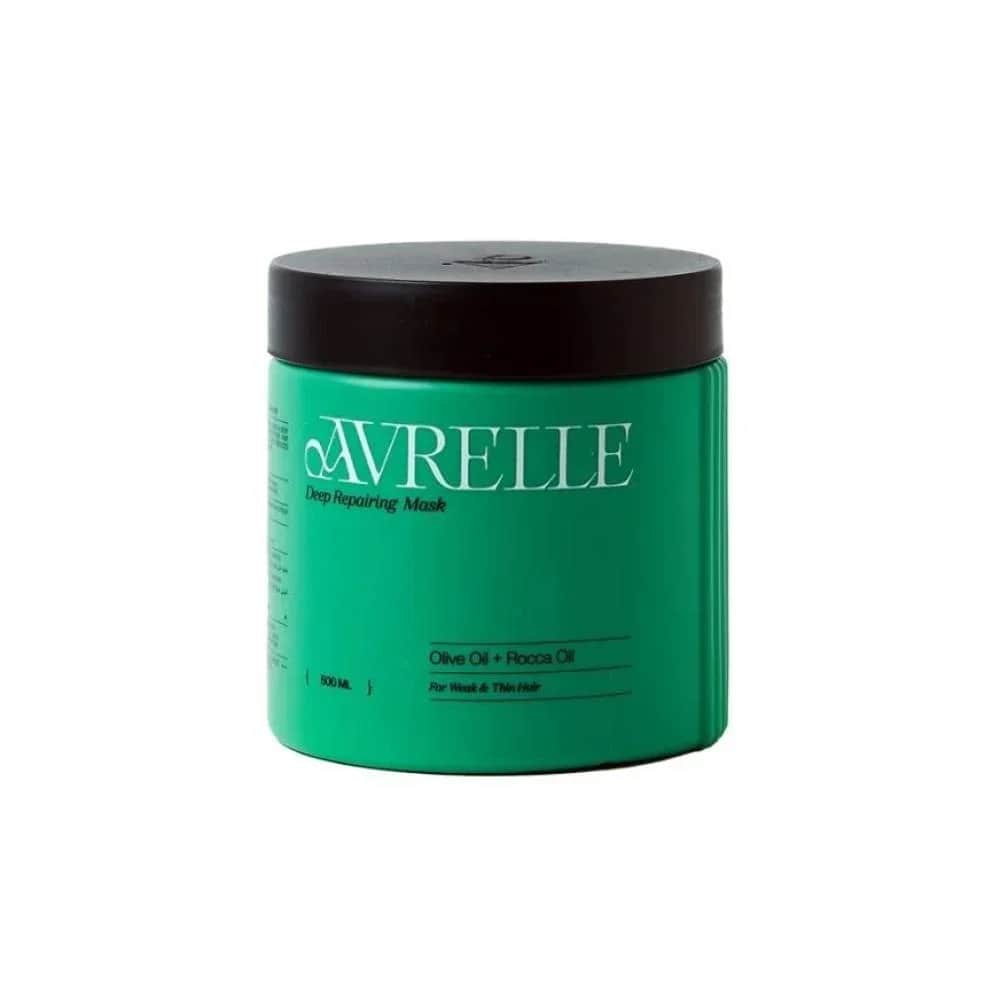 Avrelle ماسك الشعر بزيت الزيتون وزيت الجرجير من افريل 500 مل