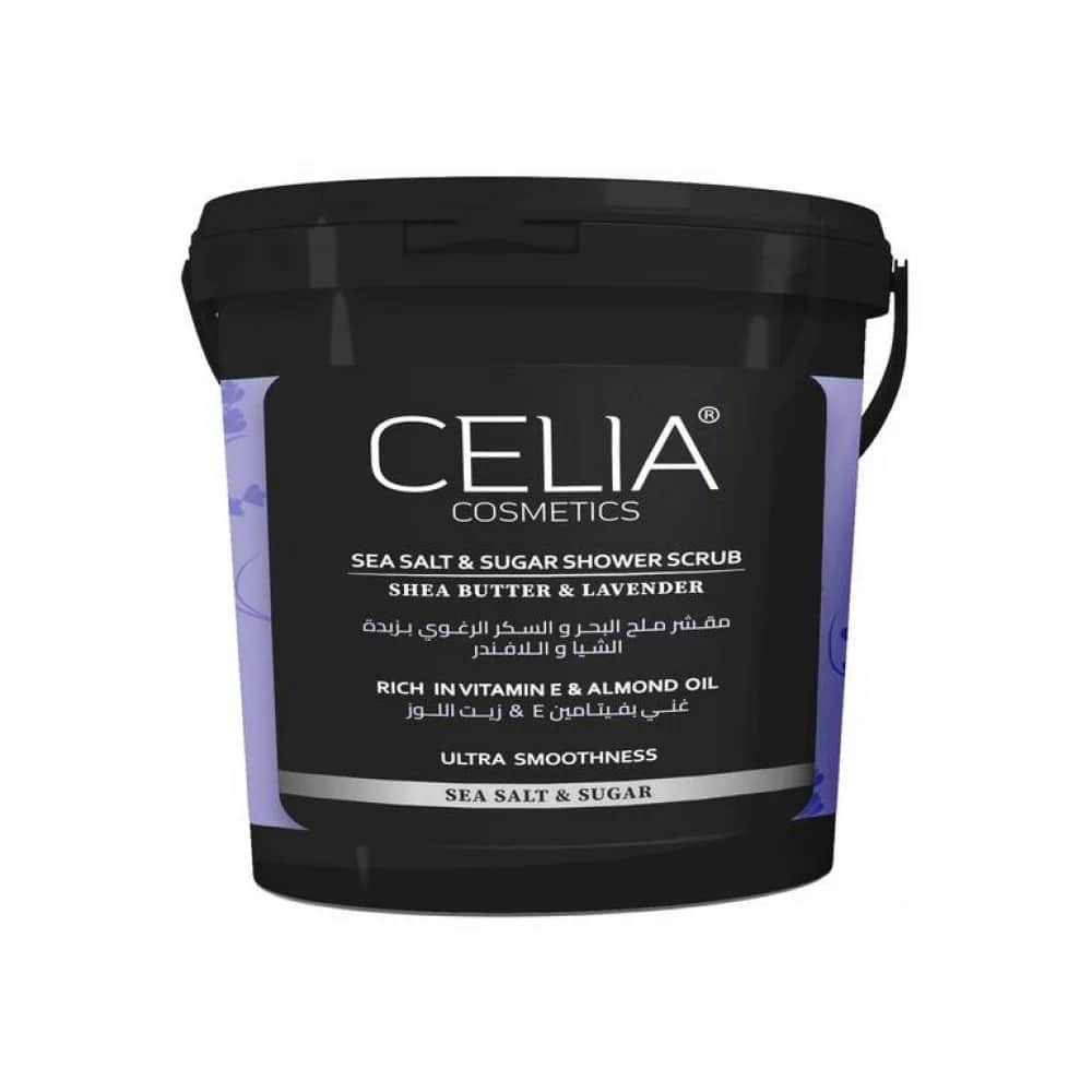 Celia مقشر الملح والسكر الرغوي اللافندر والشياء من سيليا 600 جرام
