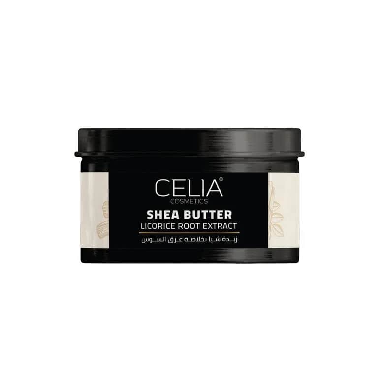 زبدة الشيا مع مستخلص جذور العرقسوس 300 جرام من سيليا Celia